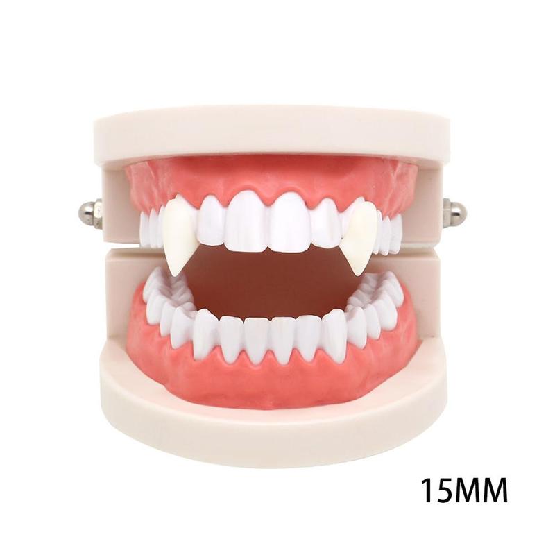 Product Introduction of Bloodcurdling Vampire Werewolves Fangs Fake Dentures Teeth Costume Halloween Fad New Party Tricky Props 32