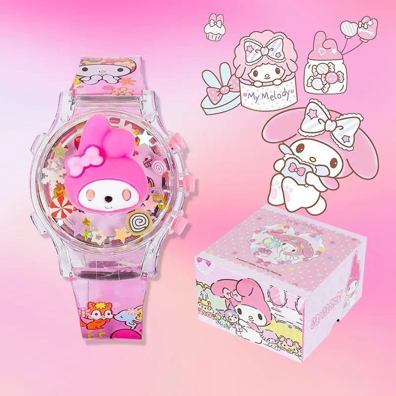 Sanrio Kuromi Watch for Kids Melody/Cinnamoroll/Stellar  display picture 1