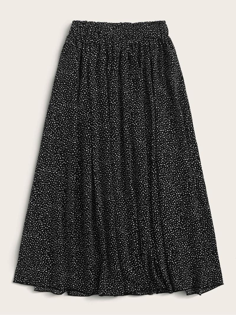 Product Introduction of Women's All Over Print Skirt, Casual Fashion A Line Skirt for Daily Wear, Ladies Bottoms for Summer 2