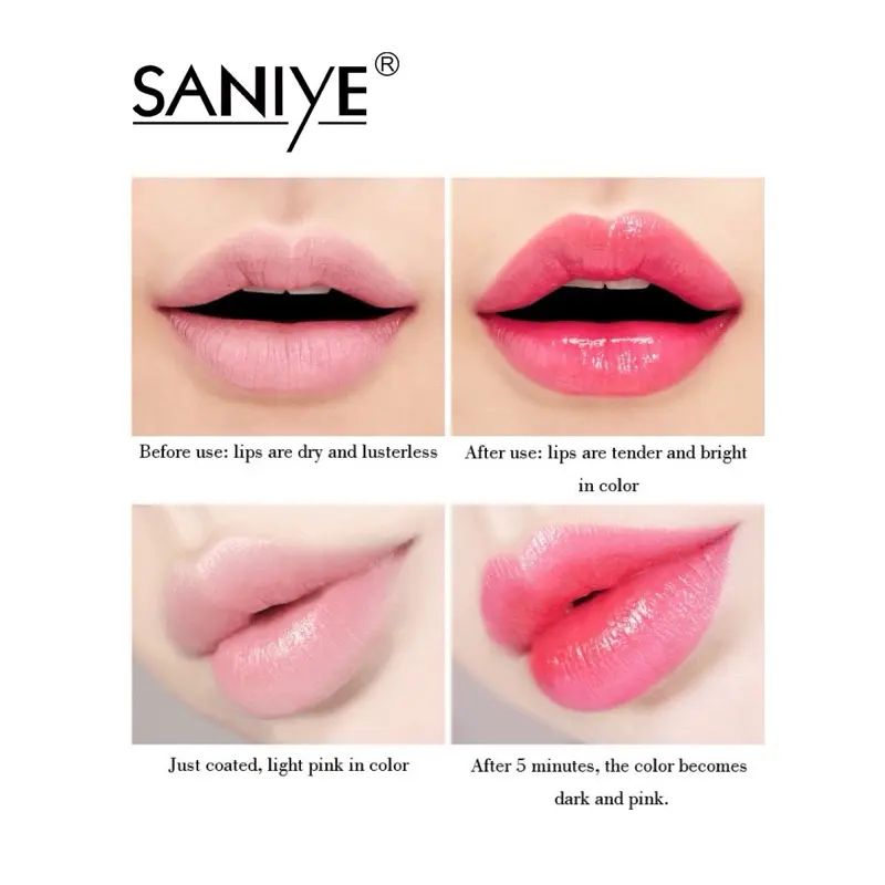 Saniye Magic Lip Oil Flower Magic Oil L1121 - Serum Pelembab Bibir untuk Bibir Kering dan Hitam 3