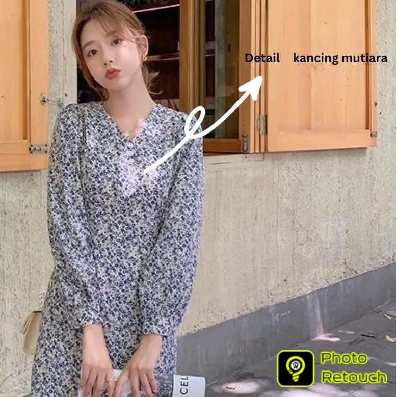 CF - Suzy Dress Busui Kancing Depan