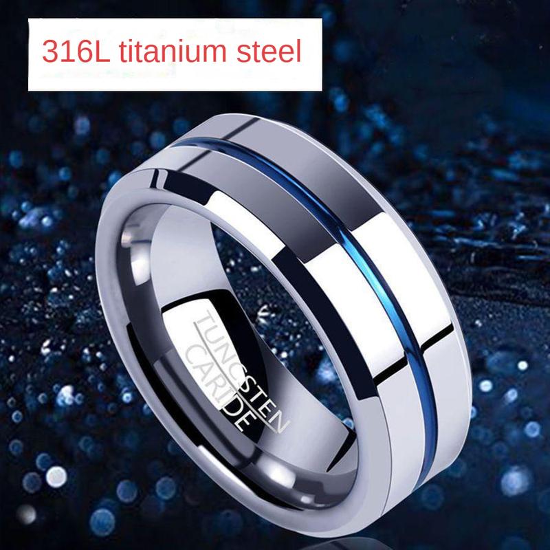 Nhẫn Thép Titan Nhẫn Ngón Trỏ Độc Đoán Của Nam Giới Phong Cách Hàn Quốc Cá Tính Hợp Xu hướng Và Dễ Phối Đồ Thích Hợp Cho Nam Và Nữ Phong Cách Hip Hop Nhẫn Ngón Tay Nhỏ Cho Cặp Đôi Ngầu