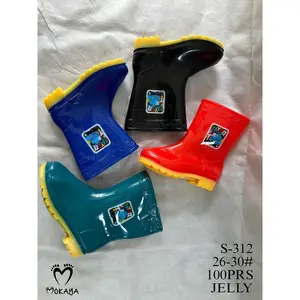 (S-332) Sepatu Boots Jelly Anak Remaja Tayo Keren Anti Air Hujan Anti Banjir Super Keren Kekinian Mokaya / Ukuran 31-35