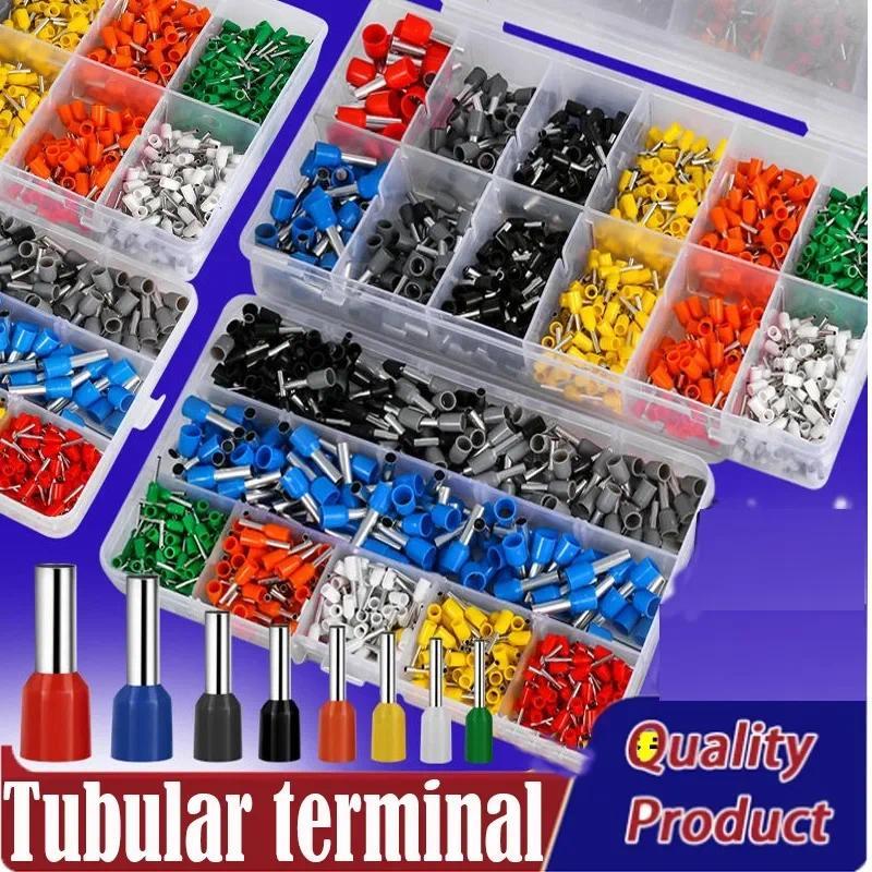 400-2340PCS Box,VE Tubular Crimp Terminals,Wire Insulated Terminator ...