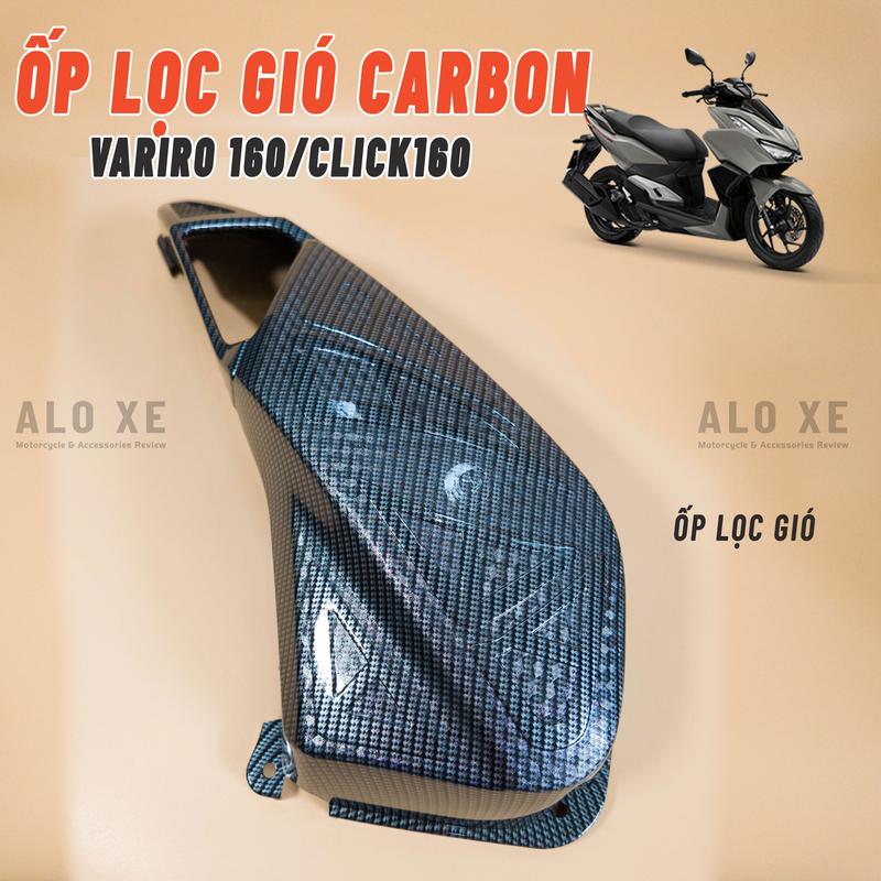  Ốp bầu lọc gió  Pô e  Carbon cho Vario 160 Click 160 ABS và CBS  ỐP ĐÈ LÊN ZIN  Phụ Kiện Phụ Tùng xemay 
