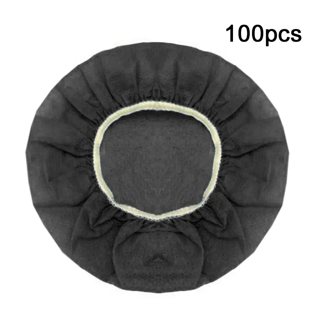 100 PCS Elastic Earcup Protector Headphone Dustproof Cover for On-Ear Headphone