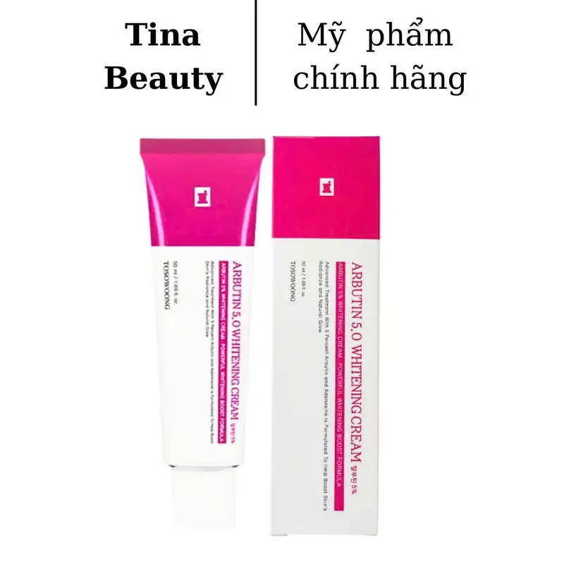 [Hang Cty] Arbutin 5% Tosowoong Kem Dưỡng 50ml - Hàn Quốc Skincare Làm Đẹp Da Arbutin 5 1