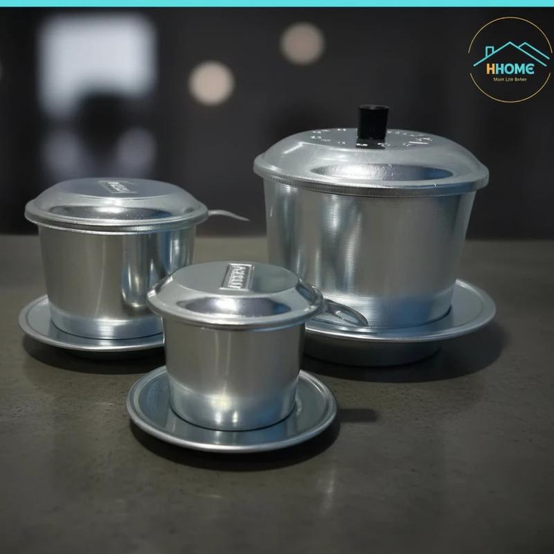 PHIN CAFE NHÔM nhiều size phù hợp dùng cho cá nhân, quán nước - Trung, Đại, Cồ