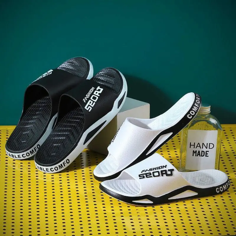 Sandal Selop slop pria termurah sandal Slide balance sandal jelly karet Fashion Sport 39-44 Sendal Shoes Lentur outdoor  slippers