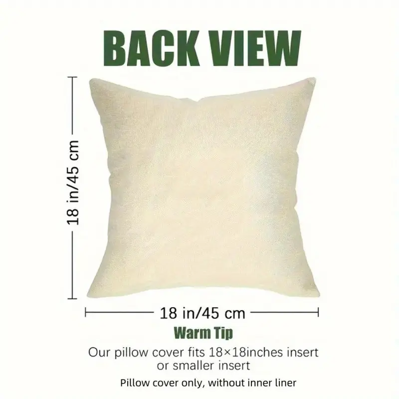 Highland Cow Pattern Cushion Cover, 4 Counts/set Square Throw Pillow Cover, Household Decoration Supplies for Home Living Room Bedroom 2