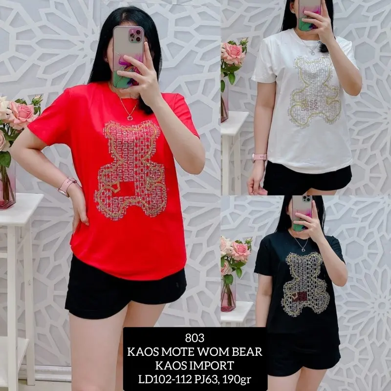 Product Introduction of kaos mote wom bear import 0