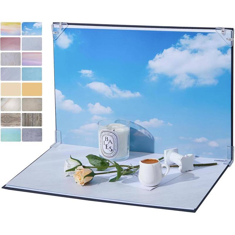 16x11.5 Inch Photo Backdrop Board, 8 count Double Side Flat Lay ...