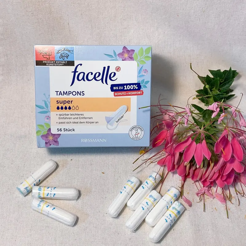 Tampon Facelle Đức Size 4 giọt, hộp 56c 2