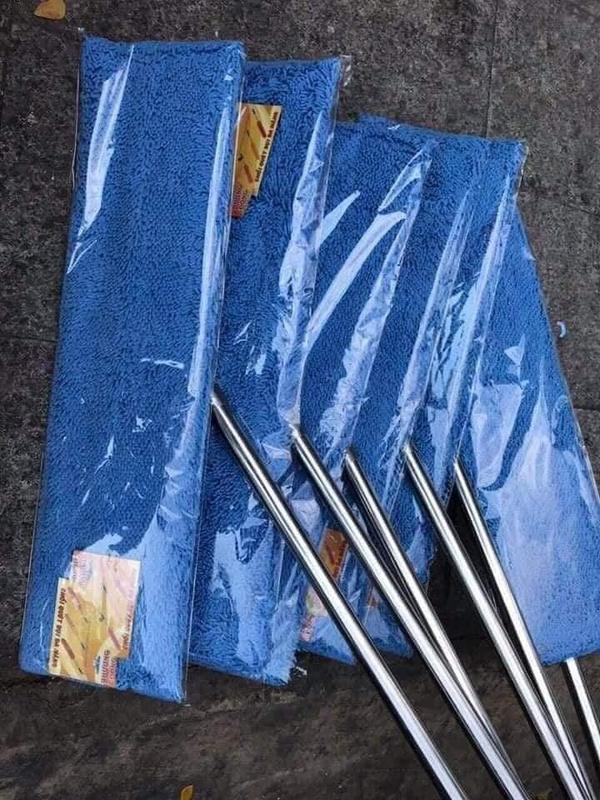 Chổi lau sàn nhà công nghiệp Cây Lau Nhà Inox 3