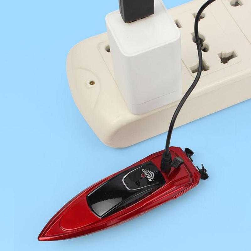 Product Introduction of Mini RC High Speed Racing Boat Model Toy LED Light Gifts Anti-Wear Waterproof Toy M5L6 Kids N8H8 41