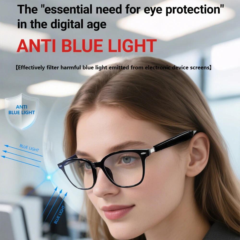 GT-35 Smart wireless anti-blue light glassesTranslation Sunglasses Voice Remote Control Music Eyewear Waterproof Eyeglasses - Image 5
