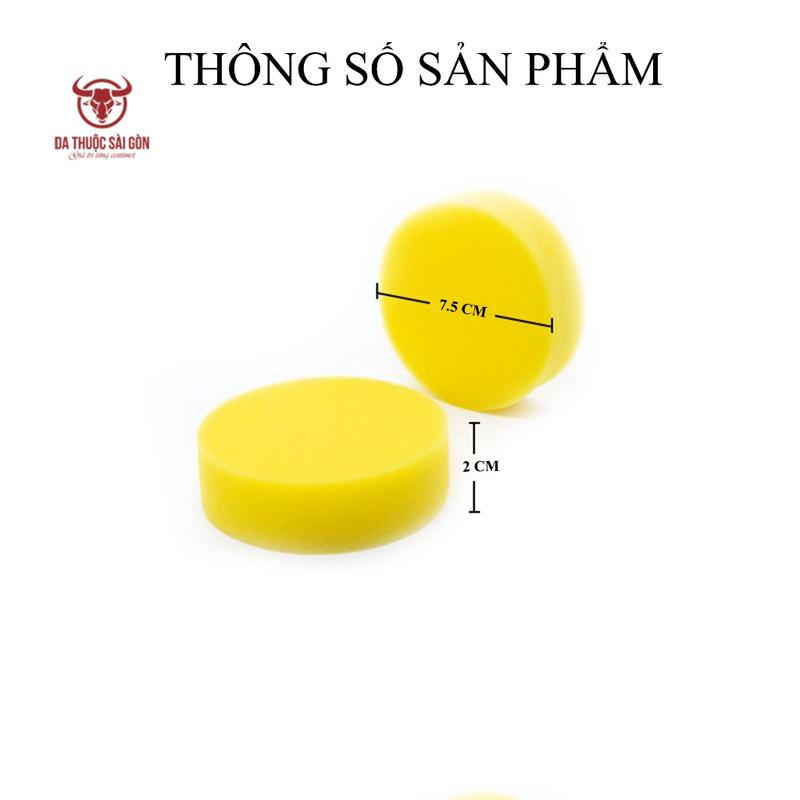 Mút làm bóng giày, vệ sinh đồ da, đánh bóng xe hơi - Da Thuộc Sài Gòn -MUT01 0