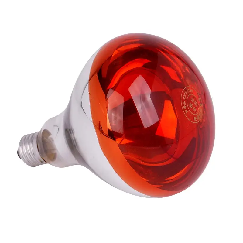 Bóng đèn sưởi ấm, 220V, Thích hợp cho gia cầm, bò sát, thực vật và lưỡng cư, đèn sưởi ấm, chăn nuôi, cách nhiệt hồng ngoại, có sẵn trong 100W / 150W / 200W / 250W 8