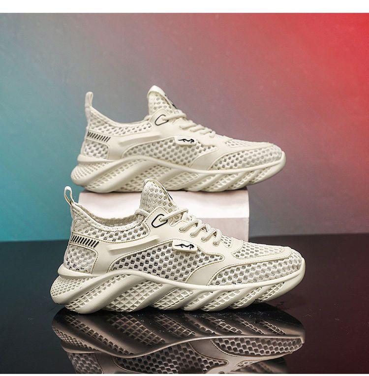 Product Introduction of ทนทาน สวยงาม[Light Luxury] Summer New Mesh Surface Hollowed Versatile Quick-Drying Wading Shoes Outdoor Breathable Sneaker 17