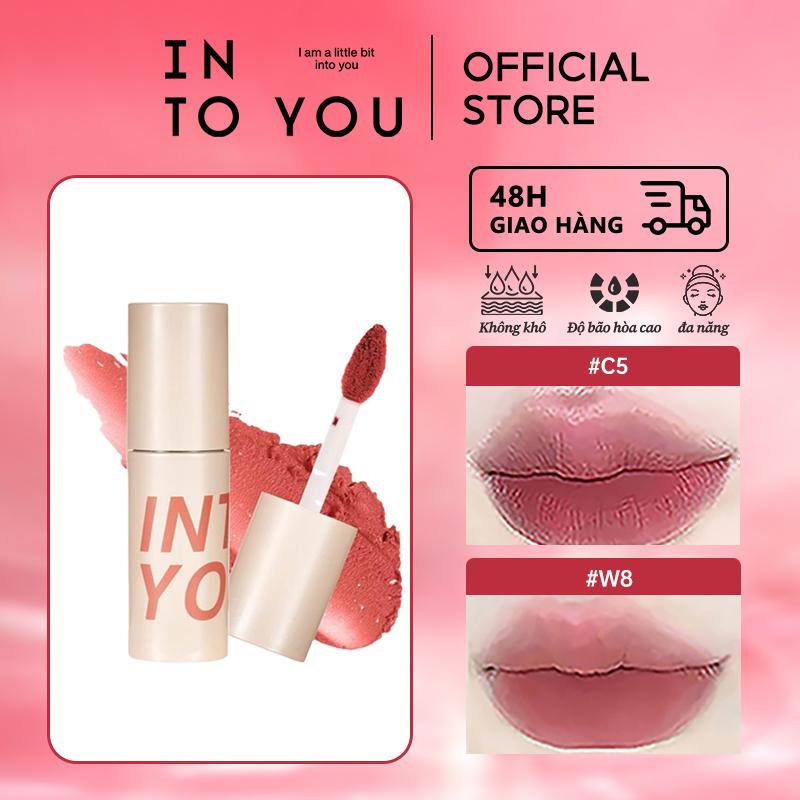 INTO YOU Son Bùn Không Khí Mỏng mờ không dính cốc Nữ Mỹ Phẩm 1.8g