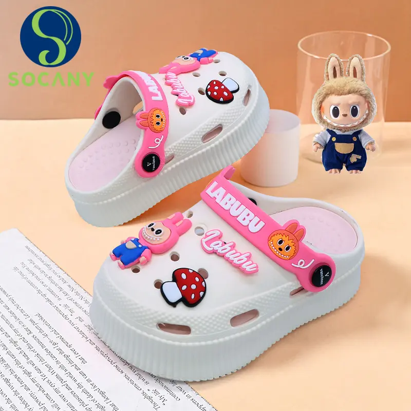 Socany Sandal Labubu Anak Perempuan Sandal Baim Anak Laki Laki Sandal EVA Kids