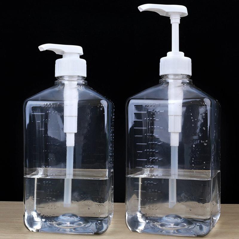 Bình đựng siro bằng nhựa thủy tinh có vòi pump định lượng 10ml 1 lần bơm