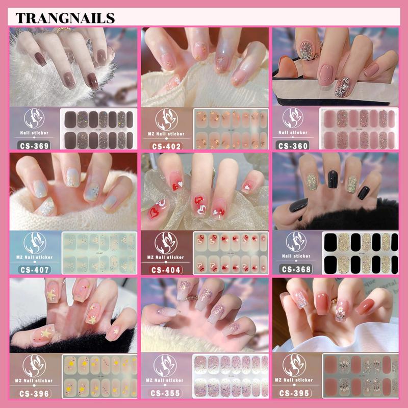 Bộ 14 Miếng Dán Móng Tay Cao Cấp – Bền Đẹp Dễ Dán Đổi Mẫu Mỗi Ngày!-TrangNails