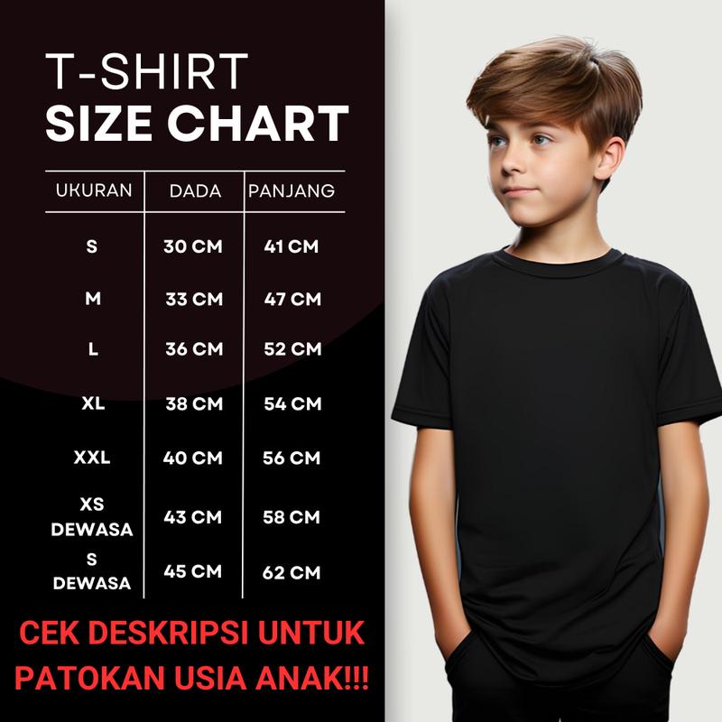 MaroneStore - Baju Kaos ANAK Katun Dekengan Pusat Viral New ST Kaos Anak Laki-laki Katun | Cotton Combed 30s 1