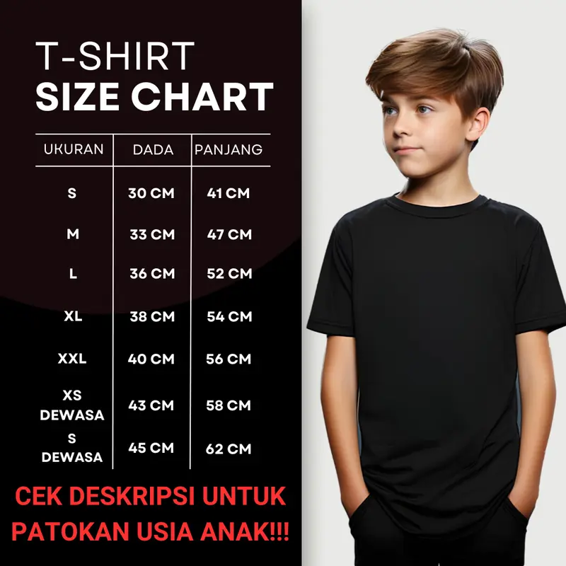 MaroneStore - Baju Kaos ANAK Katun Dekengan Pusat Viral New ST Kaos Anak Laki-laki Katun | Cotton Combed 30s 1