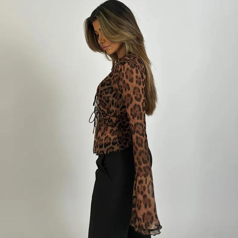 New Deep V-Neck Long-Sleeved Loose Chiffon Shirt New Deep V-Neck Long-Sleeved Loose Chiffon Shirt