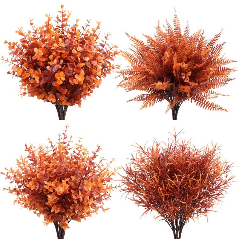 Product Introduction of Artificial Fall Flowers Outdoor UV Resistant Greenery Shrubs Plant for Thanksgiving Festival Wedding Home Decoration Fake Flower 1