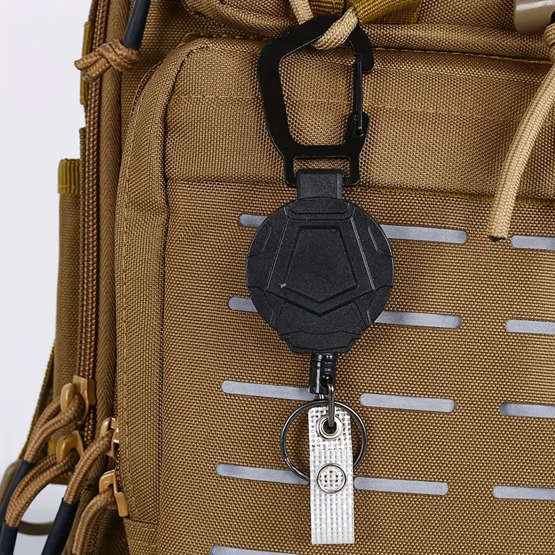 Stainless Steel Wire Rope Key Ring, 1 Count Cycling Retractable ...