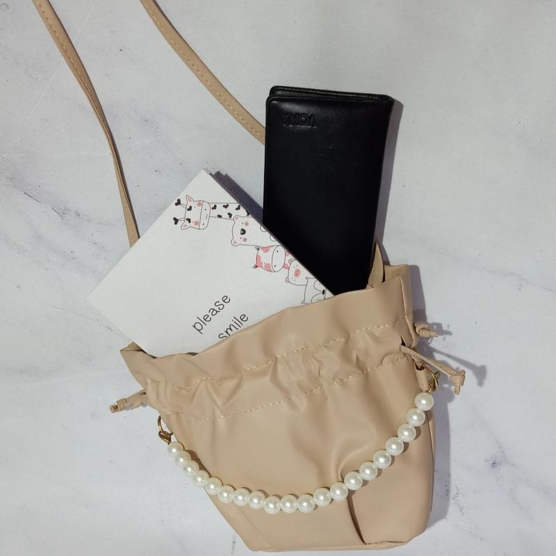 pouch pearl serut- tas wanita selempang Polos 6