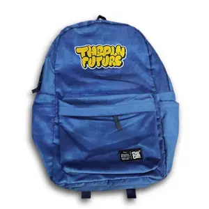 Tas Punggung Ransel Backpack Corduroy Dark Blue Thisplan