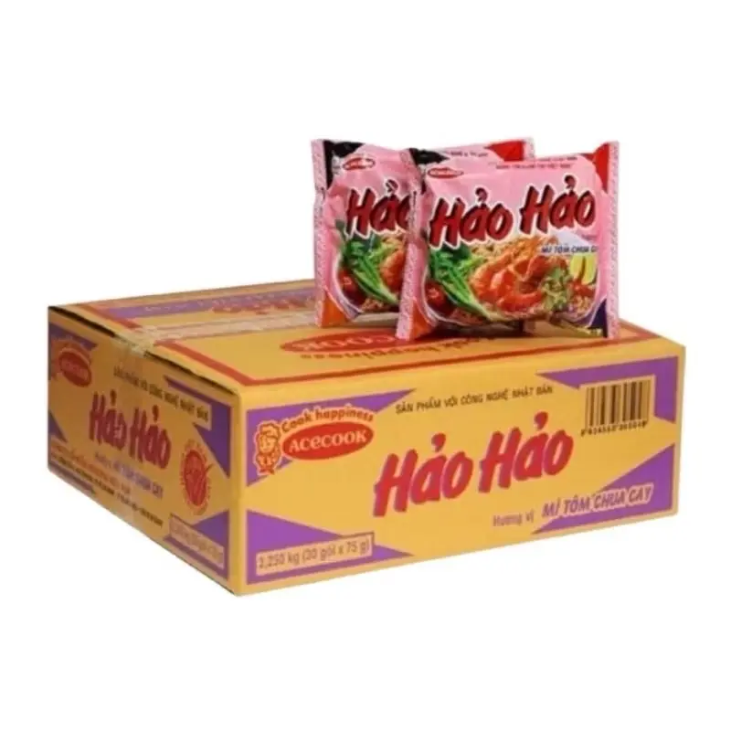 1 thùng mì tôm   Hảo hảo chua cay 30 gói 75 g