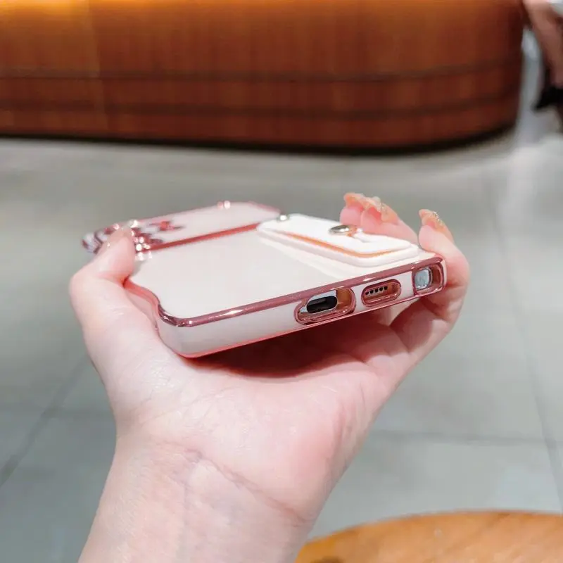 Solid Color Phone Case with Ring, Anti-drop Cellphone Protective Case, Shockproof Mobile Phone Cover for Samsung Galaxy S24 S23 S22 S25, Casing 2