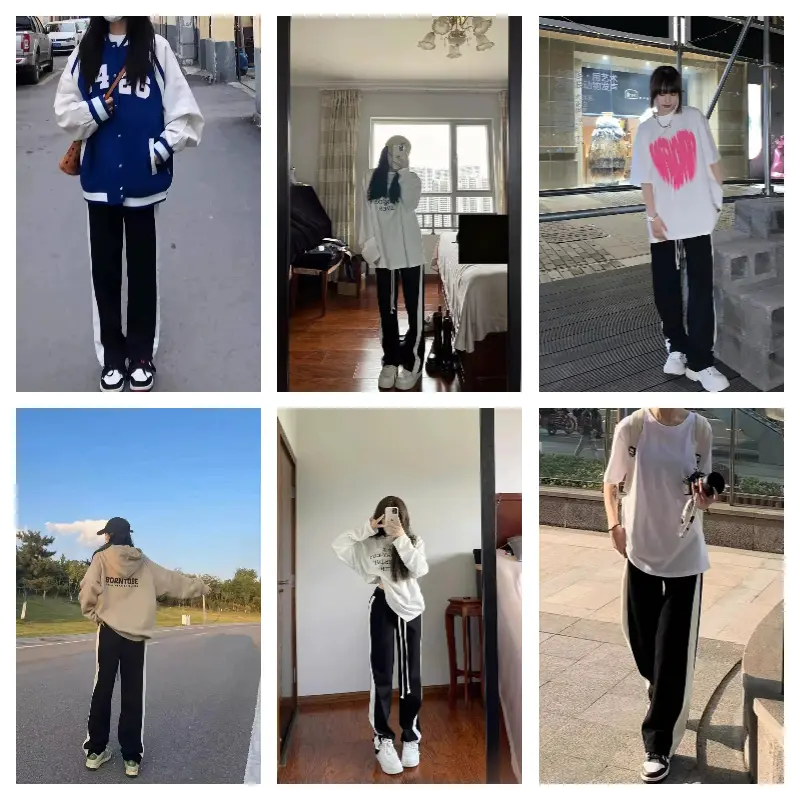 coklat Corduroy pants celana corduroy wanita straight pants hitam loose pants korean style wanita wide leg pants celana joger wanita celana kain loose pants highwaist oversize celana highwaist wanita COD 8