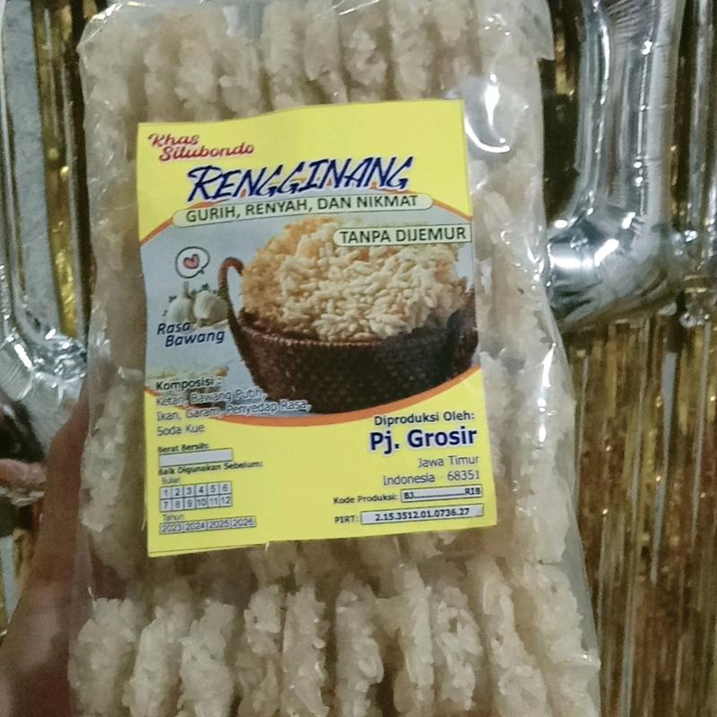 Rengginang Situbondo 450gr (isi 36pc )- Camilan Goreng Renyah Tanpa Jemur - Food 4