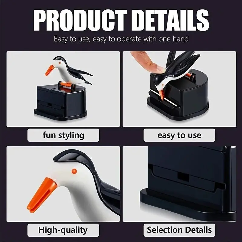 Cute Woodpecker Design Toothpick Dispenser, 1 Count Automatic Toothpick Holder, Durable Toothpick Dispenser for Home & Restaurant Use, Boxes 7