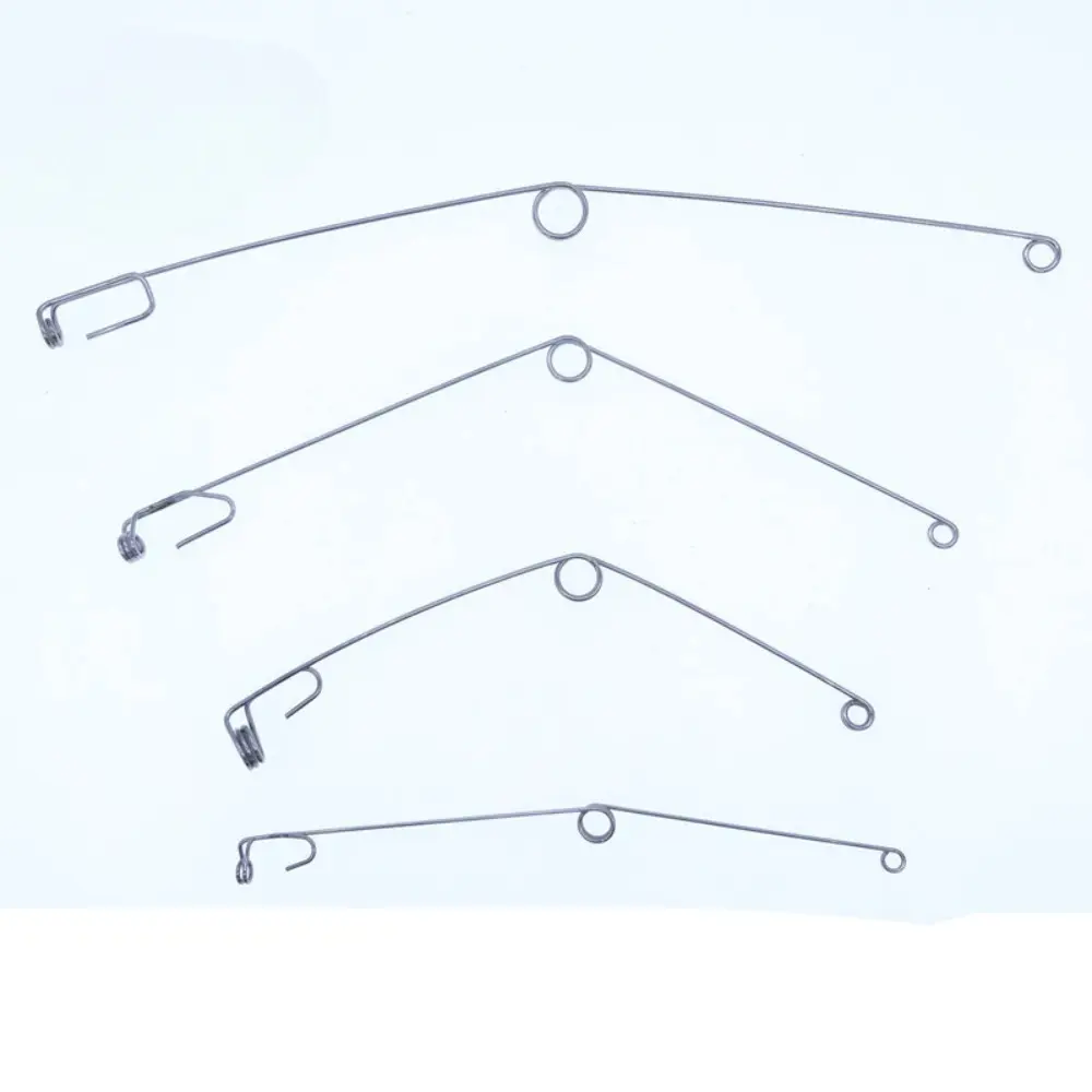 1pcs Stainless Steel Camping Automatic Fishing Device Universal Fishing Tackle Artifact Spring Ejection Hook Fishing Hook
