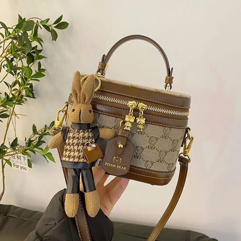 Túi Xách Gấu Kèm Thỏ Cho Nữ - Vân Túi Xinh -T1 Bag Da