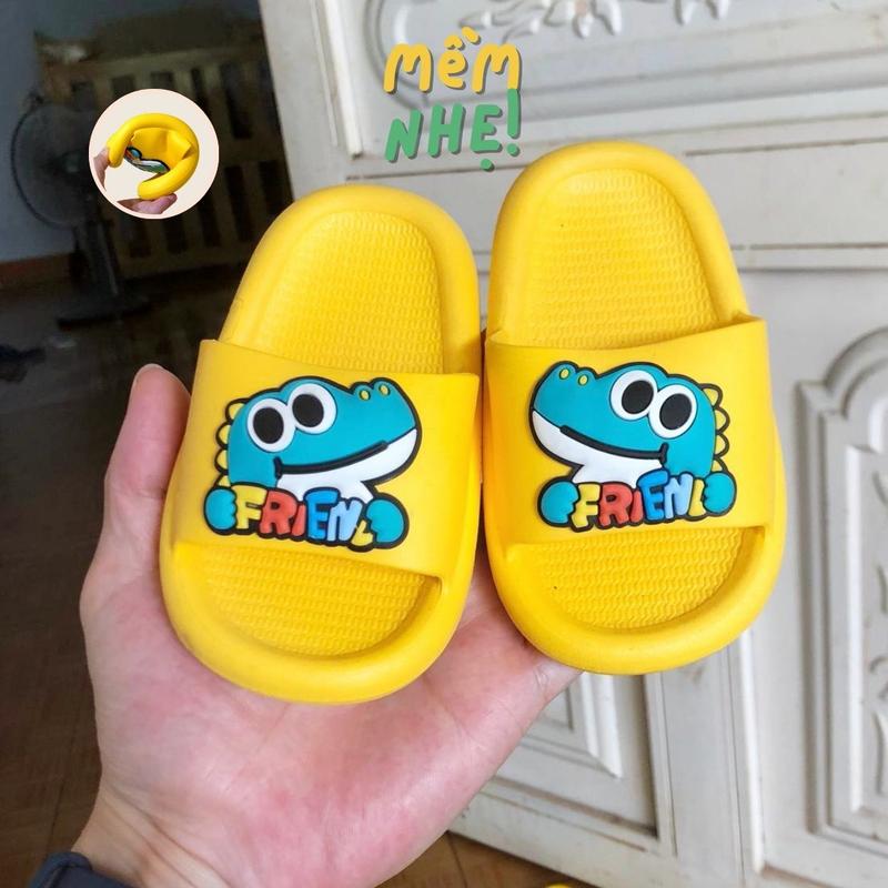 Dép Cho Bé dép lê chống trượt hoạt hình dễ thương cao su mềm nhẹ không mùi nhựa size từ 1-6 tuổi