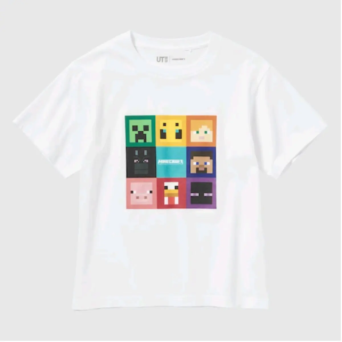 Kaos UT Mine craft White / Kaos Uni / Kaos Anak Katun