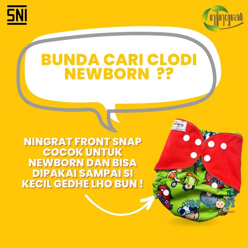 Ningrat Clodi Front Snap Newborn 0