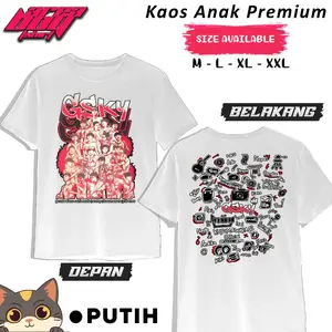 Kaos Anak Gsky GWSM Strotop Baju Kusumawara Unisex Katun - Kaos OBLONG GSKY GWSM Srotop TV Kusumawara Y2K Crew T-Shirt Terbaru Merchandise Original Garuda Wisnu Satria Muda