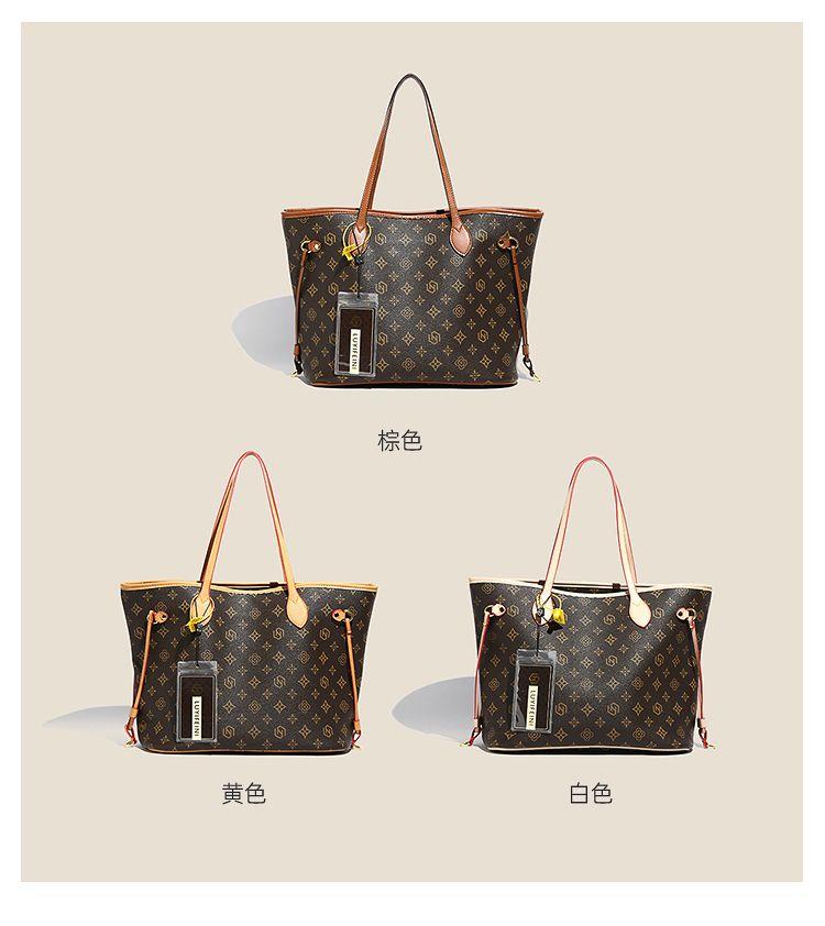 Product Introduction of Túi Tote Cầm Tay Hong Kong, Giá Cả Phải Chăng, Sang Trọng, Cao Cấp, Phong Cách Cổ Điển Da Thật, Thời Trang, Dễ Phối Đồ Thích Hợp Đi Lại, Dung Lượng Lớn, Không Thấm Nước, Túi Đeo Vai Nữ 6