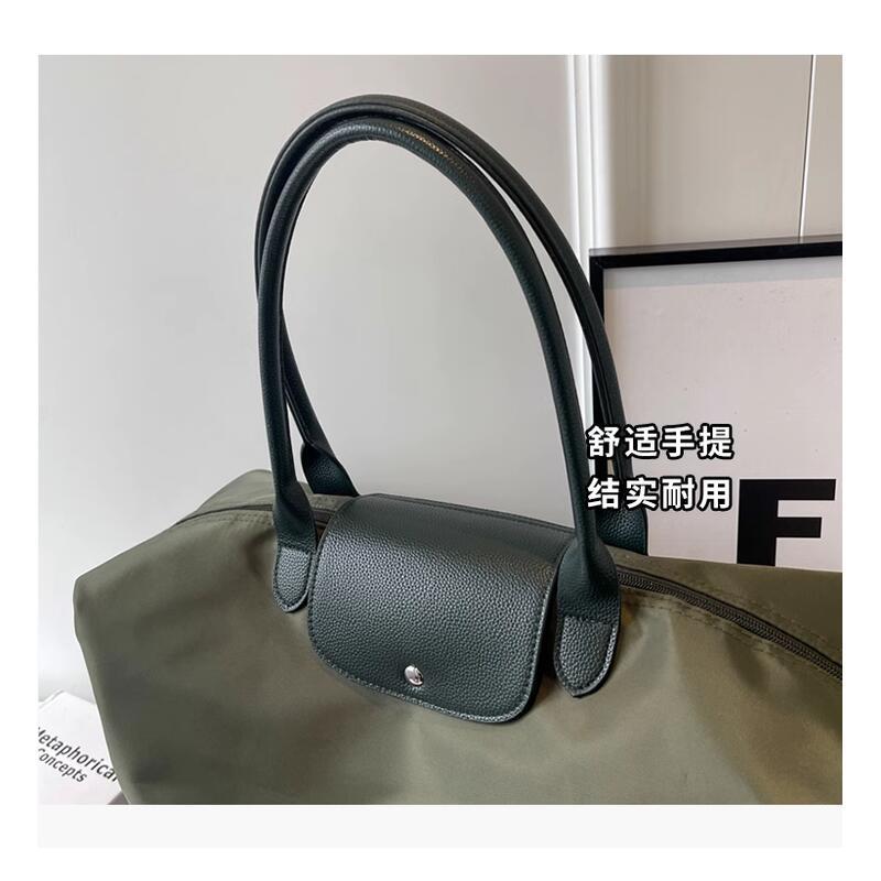 Product Introduction of Nylon short distance business travel fitness large capacity handbag, women's yoga training and exercise bag, shoulder bag 5