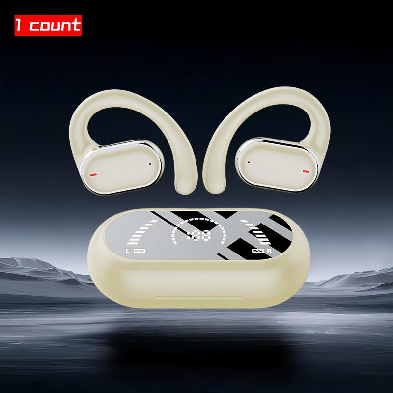 Product Introduction of Wireless Ear Hanging Earphone, Wireless Earbuds with Charging Case, HiFi Dolby Bass Earphone, HD Stereo Calling Sports Earphones for iPhone & Android 5
