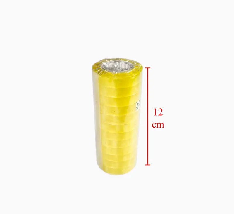 1 Cây (1 lốc) băng dính băng keo văn phòng loại 1cm Giá Rẻ (12 cuộn/1 cây) - Sản phẩm đa năng và tiện lợi