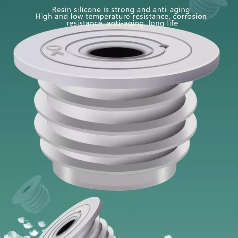 Product Introduction of Washing Machine Drain Hose Gasket - Deodorant - Gray - For Washing Machine Drains, Sink Drains, Mop And Pool Drains 32